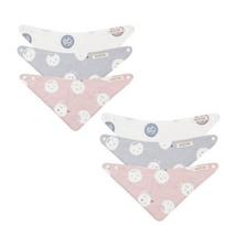 Dream Tofu Molangmolang 3 types for all seasons + 3 types of winter scarf bib set, korean baby products white