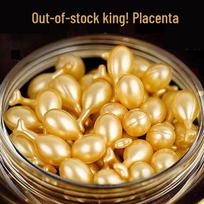 Fullereno ir placentos drėkinamosios nuo raukšlių veido kapsulės 120 capsules/bottle