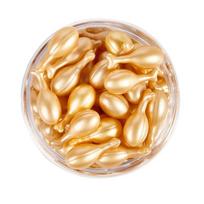 Fullereno ir placentos drėkinamosios nuo raukšlių veido kapsulės 60 capsules/bottle beige