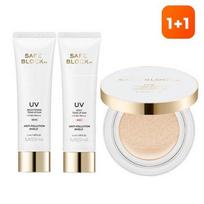 [MISSHA] Safe Block RX Cover Tone Up Sun Brightening Rosy Sun Cushion beige