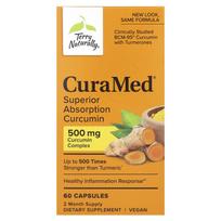 Terry Naturally, CuraMed, Highly Absorbable Curcumin, 500 mg, 60 Capsules
