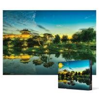 2000-piece jigsaw puzzle - Suwon Hwaseong Fortress Fantastic Dawn (Mini), popular Korean puzzle blue