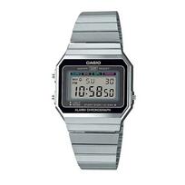Casio Youth Digital A700W-1A A700W-1 Signalizacijos kvarcinis vyriškas laikrodis sidabras