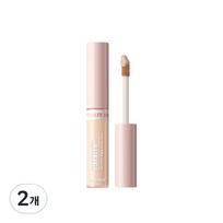 The Saem Cover Perfection Fix Sealer 6.5g, 01 Clear Beige, 2 pcs. white