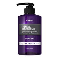 Kundal Honey & Macadamia Hair Treatment Apple Green Tea Fragrance, 500ml, 1 unit gray