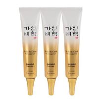 (1+1+1)GA-IN-BI-CHAEK Jin 24K Gold Eye Cream 40ml / Fresh Ginseng Cultured Root Exosome Elasticity Care Wrinkle Improvement white