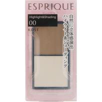 Kose ESPRIQUE Highlighter & Shading 00 4.5g Cheek rouge, highlighter, shading Apply the light color on the high cheeks and from the forehead to the br