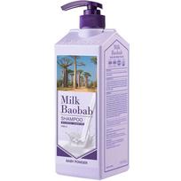 Milk Baobab Shampoo Baby Powder Scent, 1L, 1ea gray