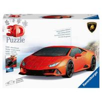 R112388 3D dėlionė Lamborghini Huracan 140 detalių korėjos 3D dėlionė black