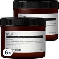 Bouquet Garni Nard Mildly Acidic Peeling Toner Pads 70 sheets 140ml, 70 pieces, 6 pieces white