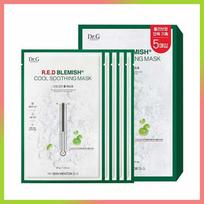 Dr.G Red Blemish Cool Soothing Mask Sheet 5 Sheets white