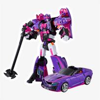 Young Toys Tobot Pop Spalvą Keičiantis Transformuojamas Didelis Kabrioletas Sportinis Automobilis Robotas black