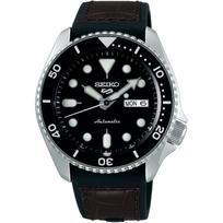 Seiko 5 Sports SRPD55K2 Juodas ciferblatas Automatinis vyriškas laikrodis 42.5mm juoda
