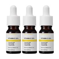 Hwasa gryno vitamino C 23% didelio kiekio ampulė išorinių ir vidinių strazdanų bei dėmių priežiūrai, 3 pakuotės, 10 ml black