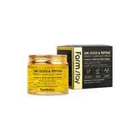 24K Auksas ir Peptidai Tobulas Ampulės Kremas 80ml black