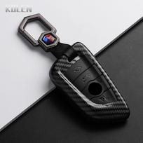 ABS Anglies Pluošto Automobilio Raktų Dėklas Dangtelis Bmw X1 X3 X5 X6 X7 1 3 5 6 7 Serijai G20 G30 G11 F15 F16 G01 G02 F48 Apsaugotas Korpusas Raktų Pakabukas gray