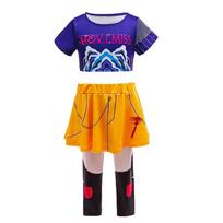 Demonų medžiotojų merginų COS kostiumų rinkinys - Rumi, Zoe, Mila 2026 100cm blue
