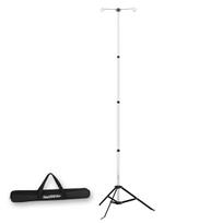 Naturehike BBQ Camping Lamp Lantern Hammer Lantern Aluminum Load Capacity Storage Case Included Stand, Stand, Alloy, Telescoping, 2kg, (Silver) sidabras