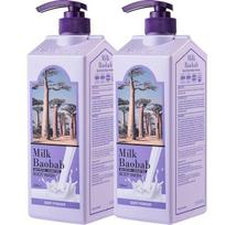Milk Baoba Body Wash Baby Powder flavor, 1000ml, 2 korean cosmetics gray