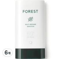 Green Finger Forest Multi Defense Sun Stick SPF50+ PA++++, 19g, 6 pieces white