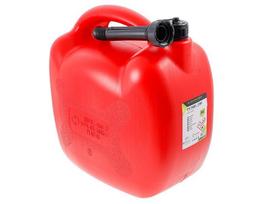Plastikinis kanistras kurui, 20L, ovalus, raudonas 1