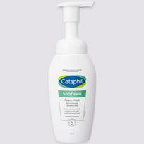 Cetaphil NEW Sensitive Skin Moisturizing Soothing Foam Cleansing 200ml (1 bottle) FREE white
