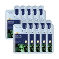 Mediheal Derma Plus Houttuynia cordata kaukė, 10 vnt., 1 vnt. white