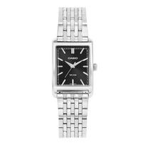 Casio Unisex Analog Square Vintage Metal Watch Mtp B215d 1avdf MTP-B215D-1AVDF black