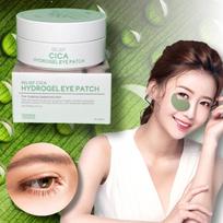Green fixing patch under the eyes, wrinkles, pigmentation, dark circles, eye patch for under-eye treatment, 2 packs, 60 sheets beige