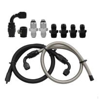 Power Steering Hose Kit Lightweight Direct Replace for Auto Accessories black