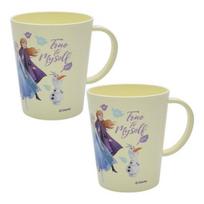 Lilpang Frozen 2 Corn Handle Mug, Mixed Colors, 2 Pieces beige