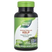 Nature's Way, Kelp, whole fronds, 600 mg, 180 vegan capsules