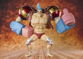 TAMASHII NATIONS Figuarts ZERO ONE PIECE Geležinis žmogus Frenkis 200 mm nudažyta paruošta figūrėlė apytiksliai. ABS ir PVC gray