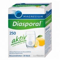 Magnesium Diasporal 250 mg 20 Tablets (Lemon Flavor)