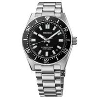 SEIKO PROSPEX serija 300 metrų atsparumas vandeniui Automatinis Plieno apyrankė 40mm vyriškas laikrodis juodas ciferblatas SPB453J1 juoda