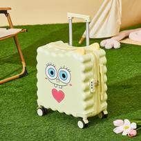 SpongeBob vaikams skirtas 20 colių rankinis bagažas beige