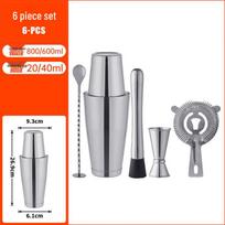 Stainless Steel Cocktail Shaker Set gray