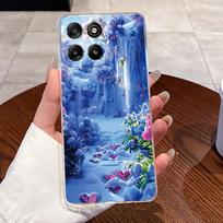 Dėklas Motorola Moto G67 Power G57 Power Dėklas Estetiškas Madingas Mielas Katukas Minkštas Silikoninis Galinis Dangtelis Skaidrus TPU Telefono Dėklas Motorola Moto G57