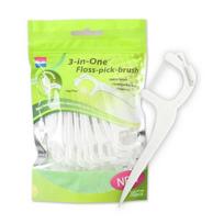 Oral in One 3 in One Multi Dental Floss, 30 pieces, 1 piece beige