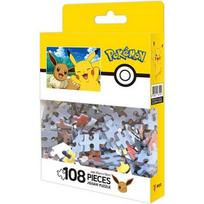 Pokemon Fancy dėlionė 108 Malonu susipažinti, Pikachu ir Eevee, populiarios Korėjos dėlionės yellow