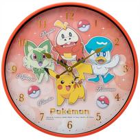 Tees Factory Sieninis laikrodis Pokemon Scarlet Violet Analoginis Tylus Nuolatinė Sekundinė Ranka Raudonas PM-5520423NA yellow