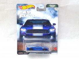Unopened Hot Wheels Premium Fast Furious Custom Mustang (SQ1032) & blue