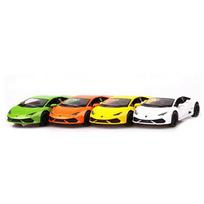 Kinsmart Lamborghini Huracán LP610-4 Die-Cast Pull-Back Toy Car black