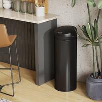 Šiukšliadėžė su jutikliu, 50 l, juoda