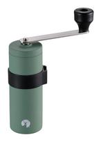 PEARL METAL Captain Stag Made in Japan Coffee Mill Ceramic Blade Handy Type S Size 18-8 Stainless Steel Vintage Green UW-3546 gray