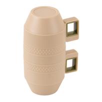 Takeda Corporation [Coffee Mill Hand Grind Manual] Beige 10 x 7.7 x 15.5cm Outdoor Coffee Maker Cup Set ADCF-STBE beige