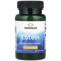 „Swanson“, liuteinas, 40 mg, 60 minkštųjų kapsulių