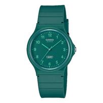Casio Men's Resin Water Resistant Analog Quartz Watch MQ-24B-3B žalia