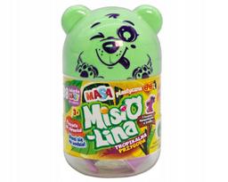Misiolina masė plastilinai 60g žalia su forma tropikų tema