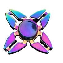 Rainbow Fidget Metal Spinner Colorful Finger Spinners High Speed Hand Spinners Fidget Toys For Stress Anxiety Relief For Adults multi